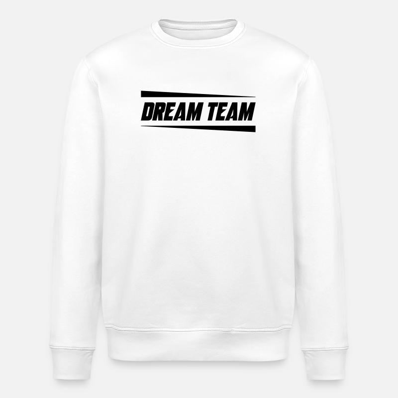 Dream Team Mannschaft - Stanley/Stella Unisex Bio-Sweatshirt ROLLER - Weiß