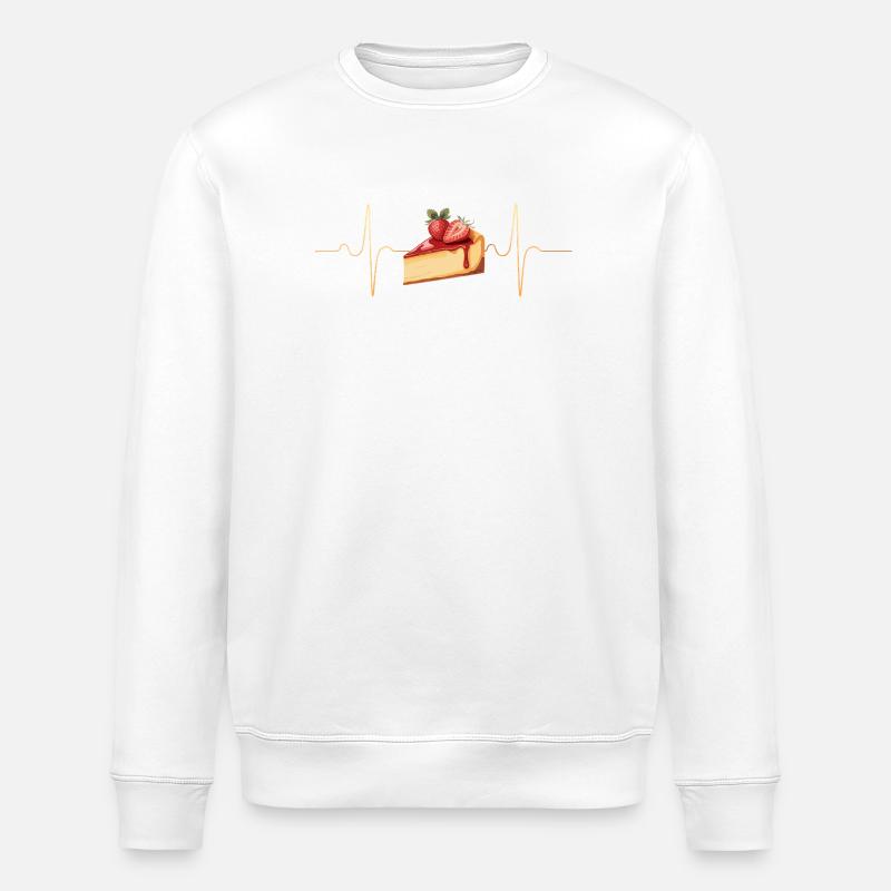 Kuchen - Stanley/Stella Unisex Bio-Sweatshirt ROLLER - Weiß