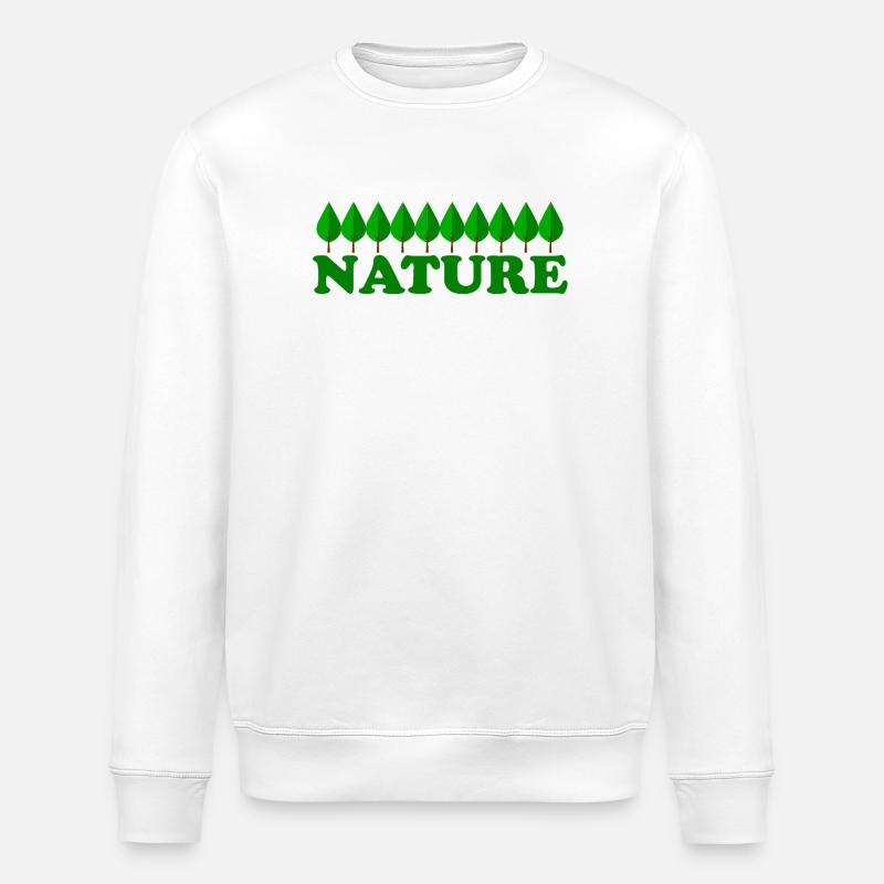 NATURE - Stanley/Stella Unisex Bio-Sweatshirt ROLLER - Weiß