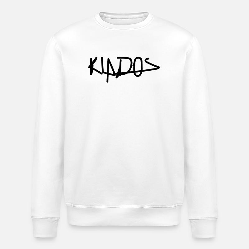KUDOS signifie célébrité, honneur, reconnaissance - Sweat bio ROLLER Stanley/Stella Unisexe - blanc