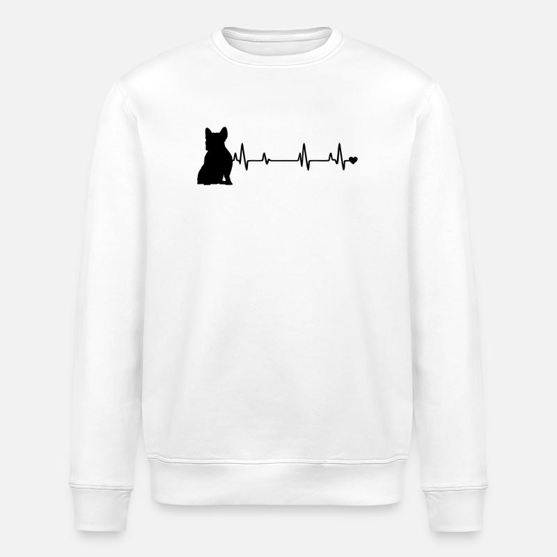 Dog - Stanley/Stella ROLLER Unisex Organic Sweatshirt - white