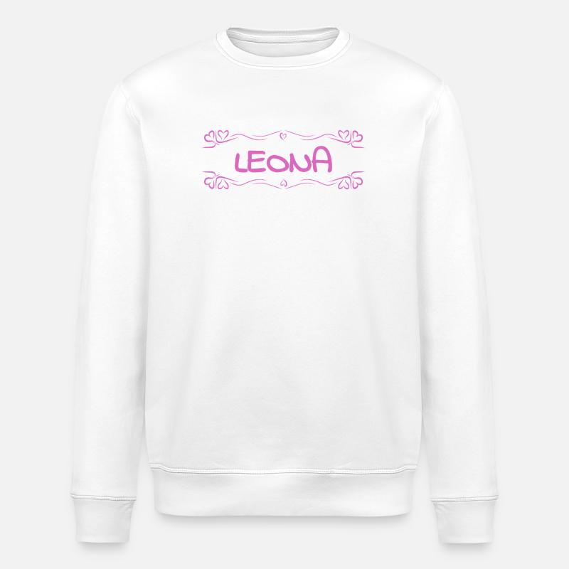 Herzen Leona - Stanley/Stella Unisex Bio-Sweatshirt ROLLER - Weiß