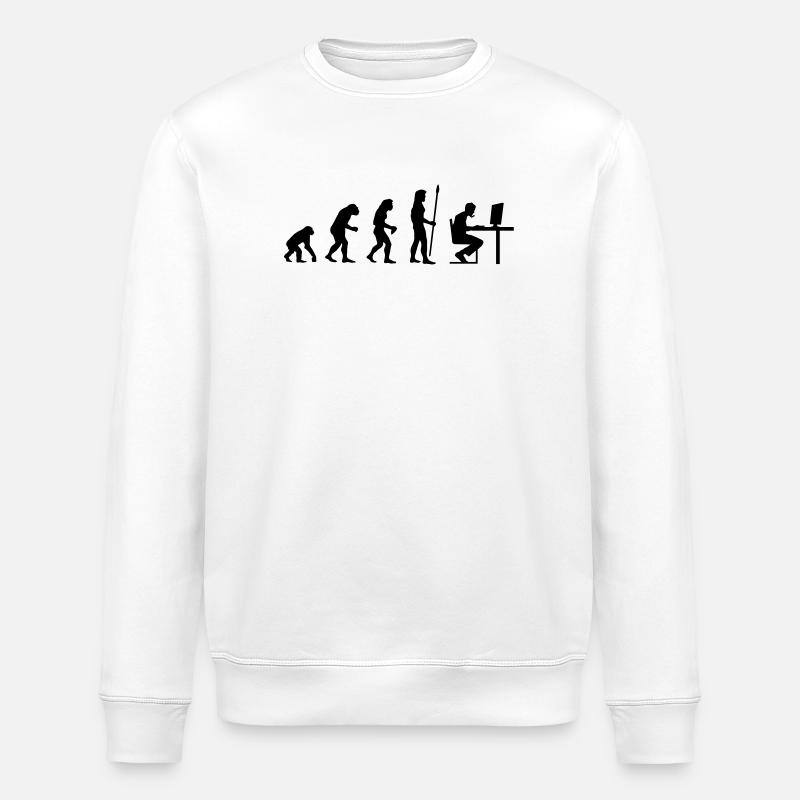 evolution_pc_gamer4 - Sweat bio ROLLER Stanley/Stella Unisexe - blanc