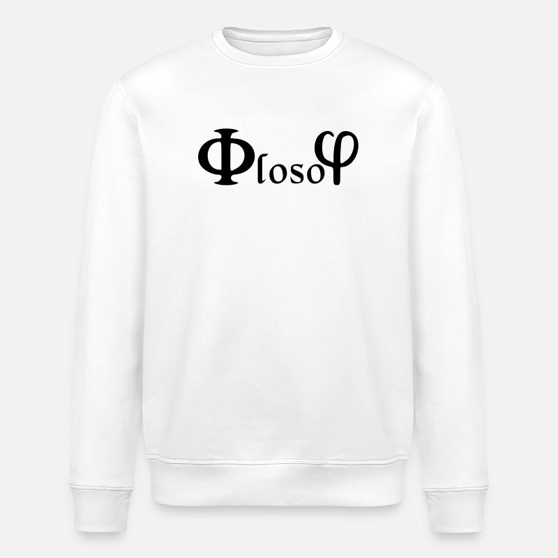 Philosophy / (phi) loso (phi) - Stanley/Stella ROLLER Unisex Organic Sweatshirt - white