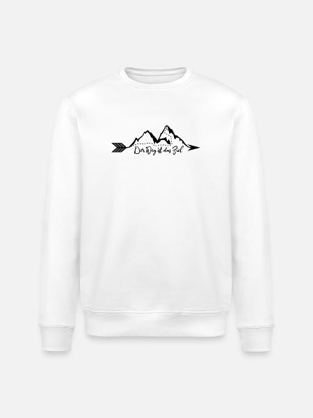 Der Weg ist das Ziel - Stanley/Stella Unisex Bio-Sweatshirt ROLLER - Weiß