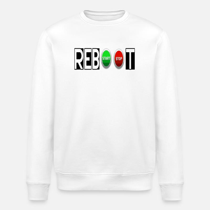 NEUSTART - Stanley/Stella Unisex Bio-Sweatshirt ROLLER - Weiß