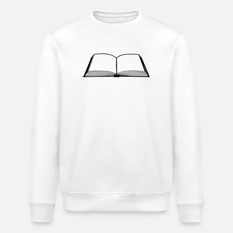 Livre vide - Sweat bio ROLLER Stanley/Stella Unisexe - blanc