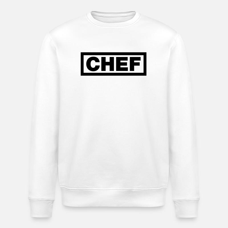 Chef - Stanley/Stella ROLLER Unisex Organic Sweatshirt - white
