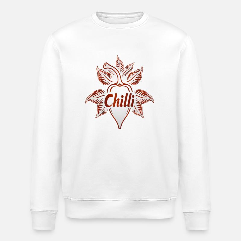 be Chilli - Stanley/Stella ROLLER Unisex Organic Sweatshirt - white