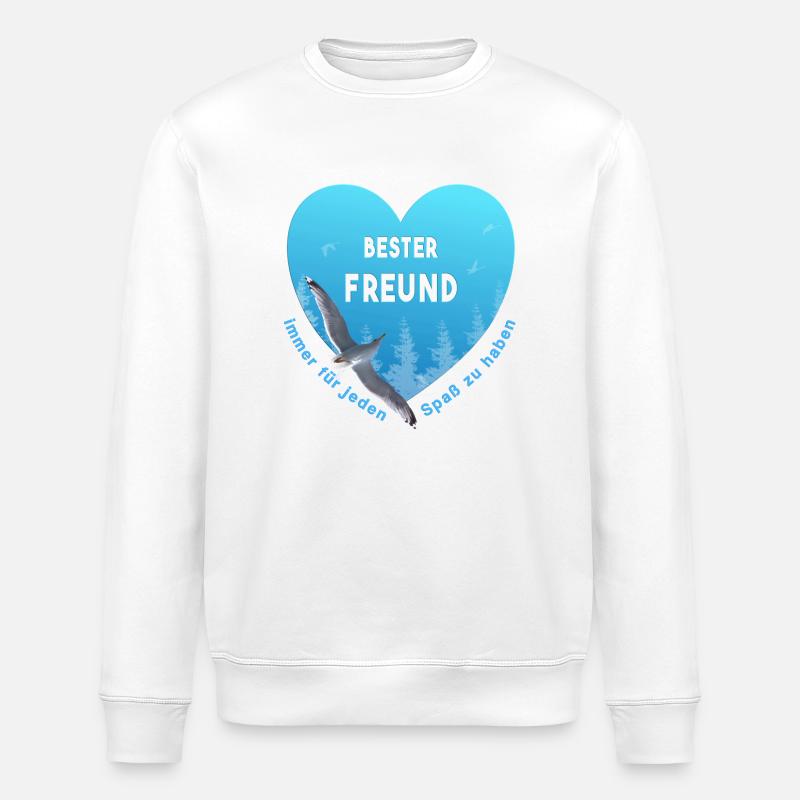 Meilleur ami - Sweat bio ROLLER Stanley/Stella Unisexe - blanc