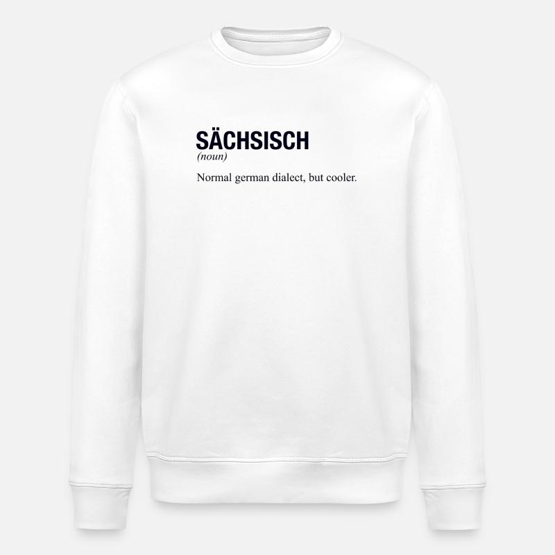 SAXON Saxony - Stanley/Stella ROLLER Unisex Organic Sweatshirt - white