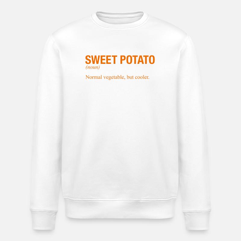 SWEET POTATO - Stanley/Stella Unisex Bio-Sweatshirt ROLLER - Weiß