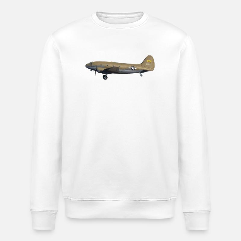 C-46 - Sweat bio ROLLER Stanley/Stella Unisexe - blanc