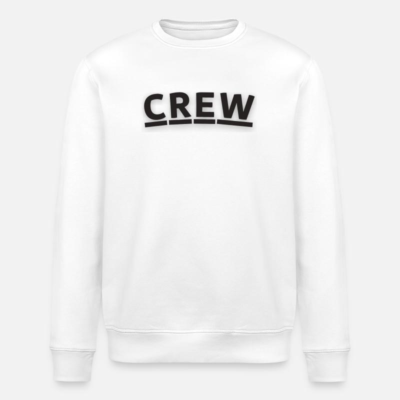 crew - Stanley/Stella ROLLER Unisex Organic Sweatshirt - white