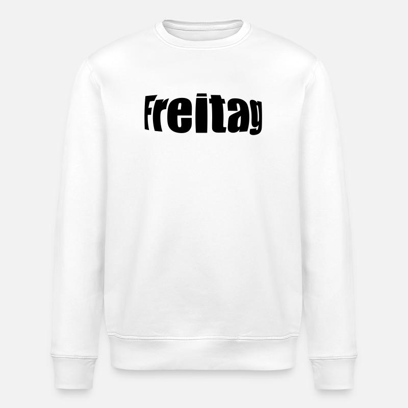 Vendredi - Sweat bio ROLLER Stanley/Stella Unisexe - blanc