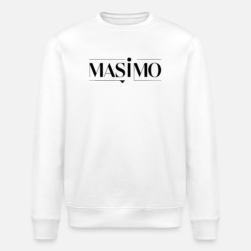 MAS MEINER MEINUNG NACH - Stanley/Stella Unisex Bio-Sweatshirt ROLLER - Weiß
