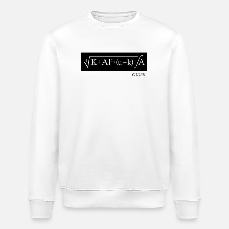 KALUKA-Formel Club - Stanley/Stella Unisex Bio-Sweatshirt ROLLER - Weiß