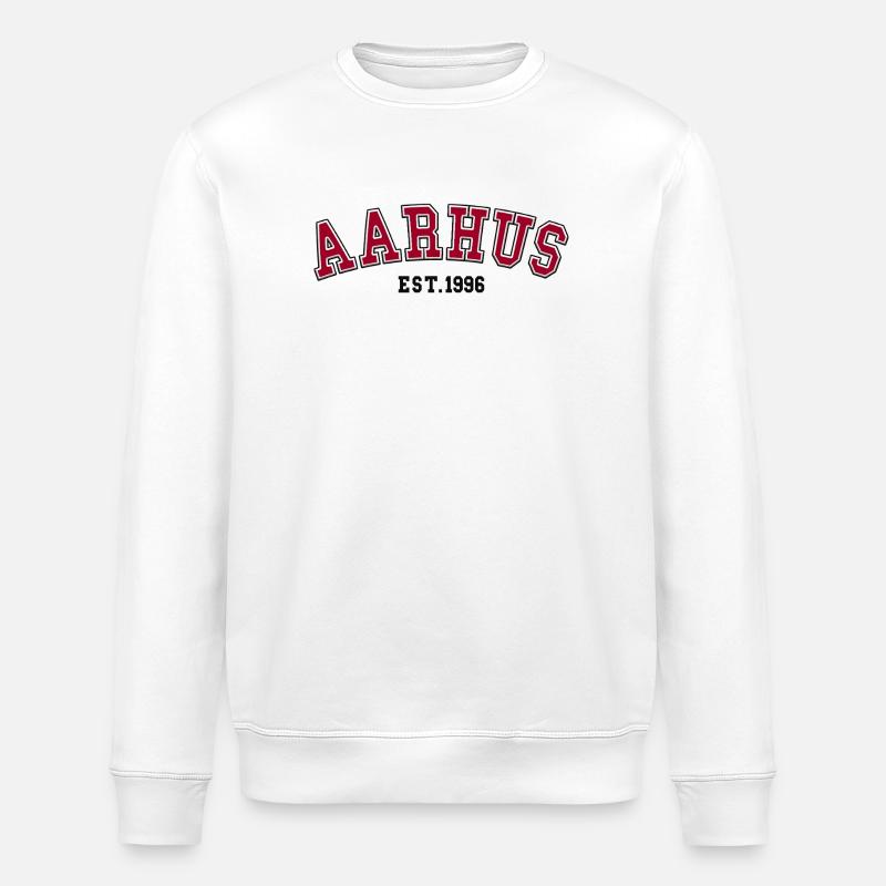 Aarhus Est. 1996 - Stanley/Stella ROLLER Unisex Organic Sweatshirt - white