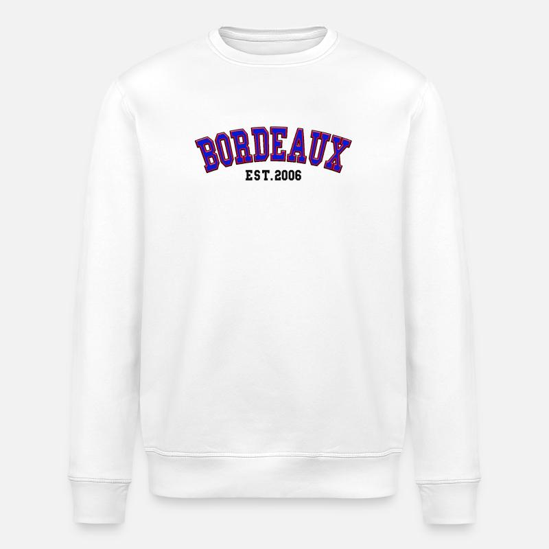 Bordeaux gegründet 2006 - Stanley/Stella Unisex Bio-Sweatshirt ROLLER - Weiß