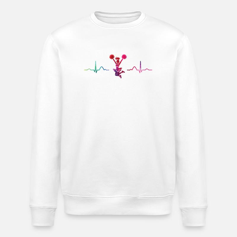 Cheerpom pom girls Mom Cheerleading - Sweat bio ROLLER Stanley/Stella Unisexe - blanc
