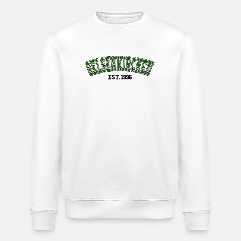 Gelsenkirchen Est. 1996 - Stanley/Stella ROLLER Unisex Organic Sweatshirt - white