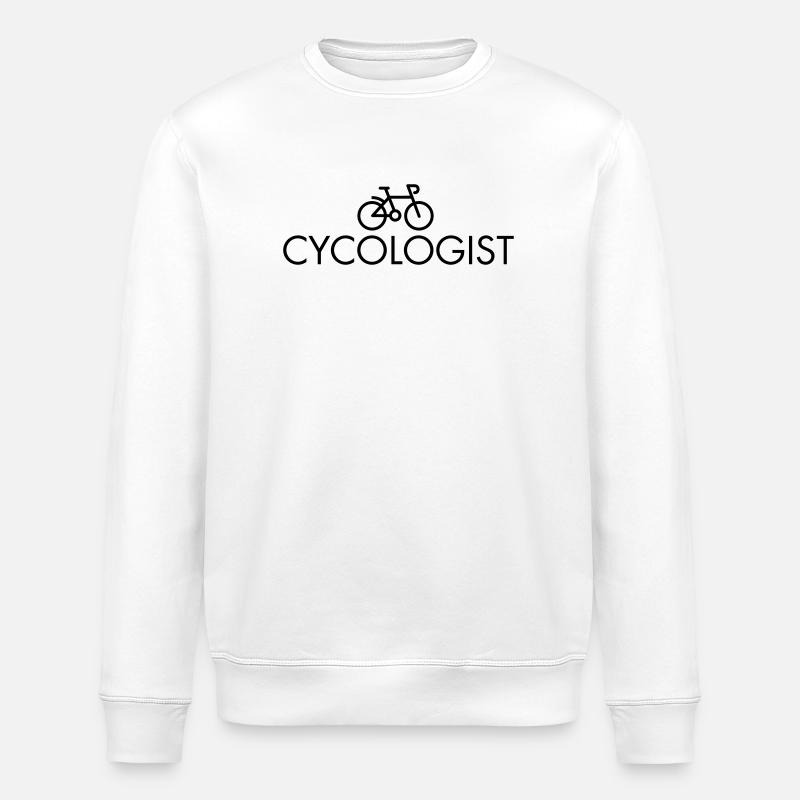 Cycologist - Sweat bio ROLLER Stanley/Stella Unisexe - blanc