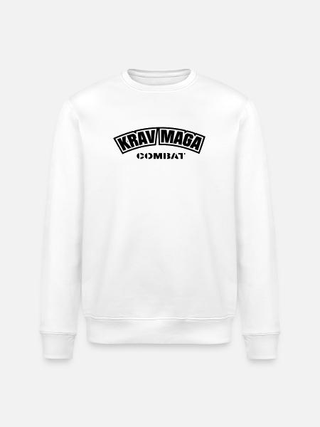 KravMaga Combat - Stanley/Stella ROLLER Unisex Organic Sweatshirt - white