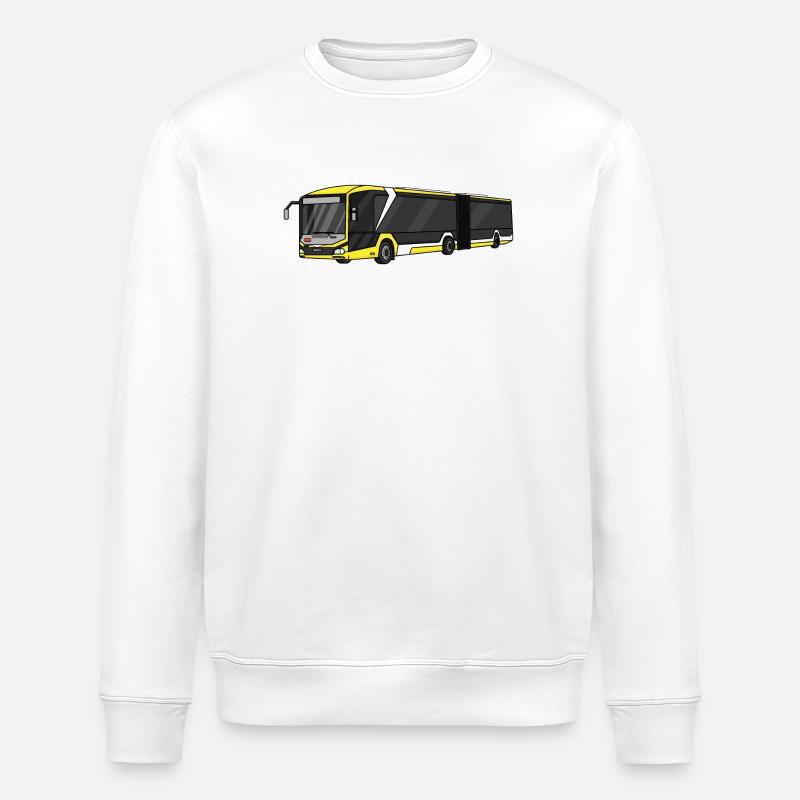 Bus - Sweat bio ROLLER Stanley/Stella Unisexe - blanc