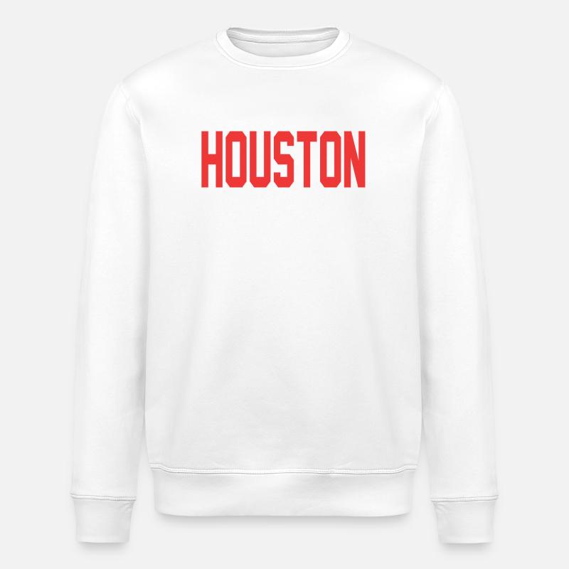 Houston Design - Stanley/Stella Unisex Bio-Sweatshirt ROLLER - Weiß