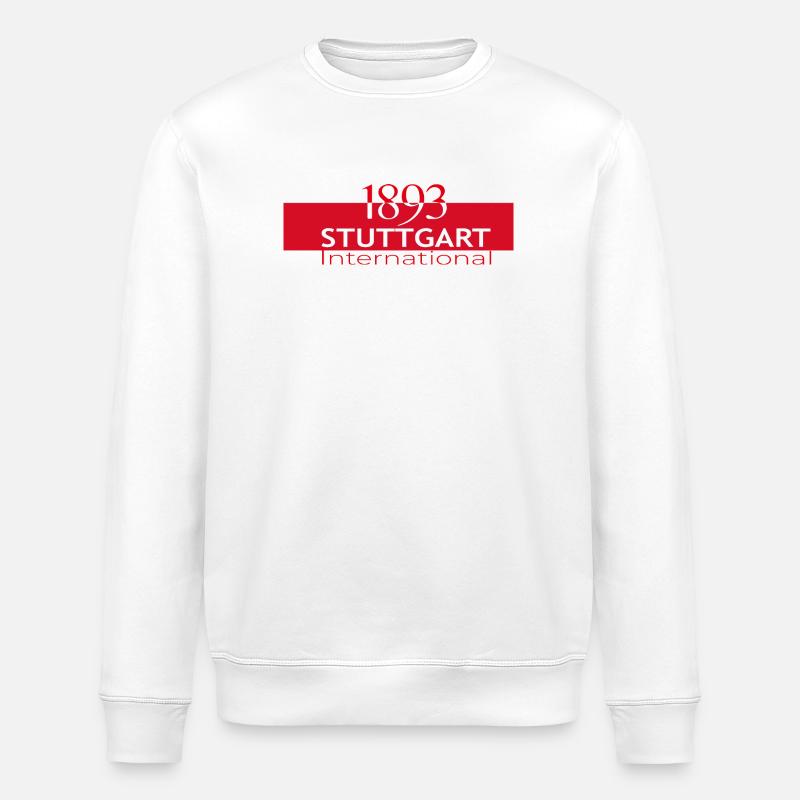 Stuttgart 1893 Motiv - Stanley/Stella Unisex Bio-Sweatshirt ROLLER - Weiß