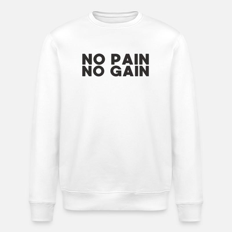 OHNE FLEIß KEIN PREIS - Stanley/Stella Unisex Bio-Sweatshirt ROLLER - Weiß