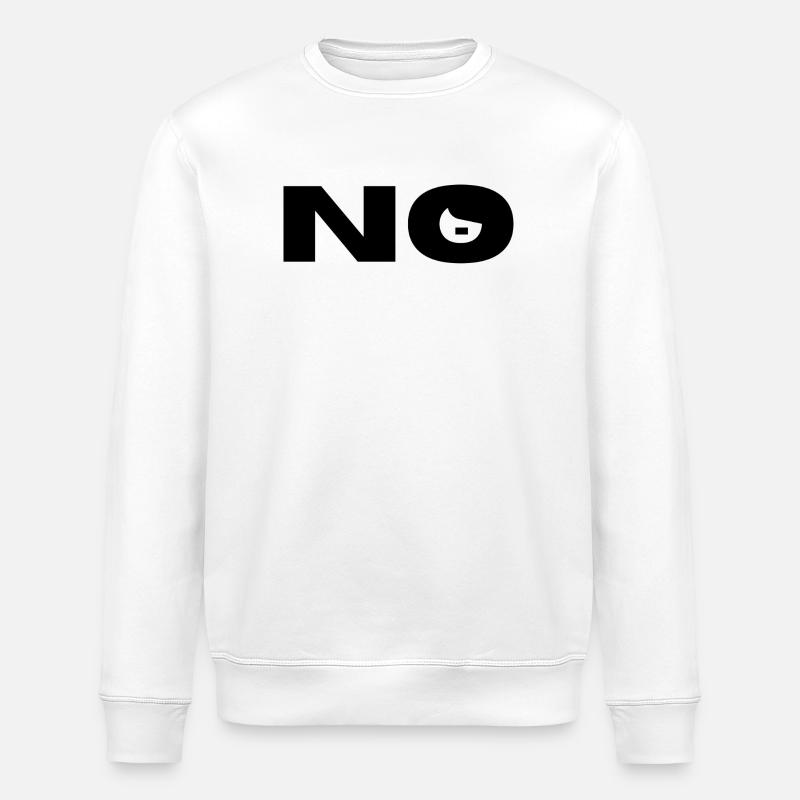 NO Nazis! - Stanley/Stella Unisex Bio-Sweatshirt ROLLER - Weiß