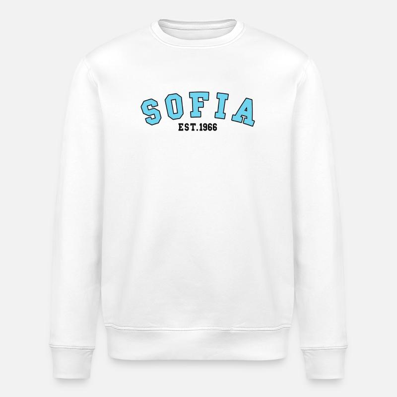 Sofia gegründet 1966 - Stanley/Stella Unisex Bio-Sweatshirt ROLLER - Weiß