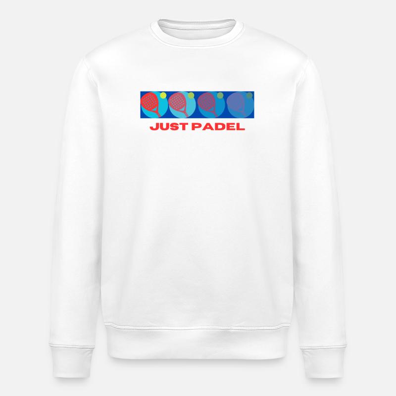Cache juste Padel - Sweat bio ROLLER Stanley/Stella Unisexe - blanc