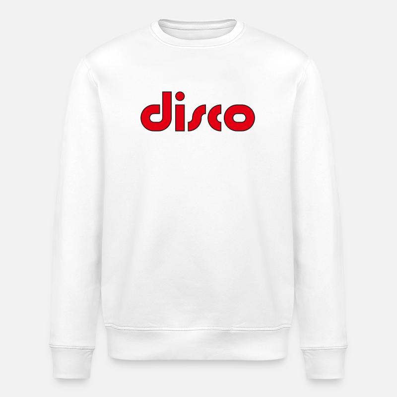 Disco Retro 80s - Stanley/Stella Unisex Bio-Sweatshirt ROLLER - Weiß
