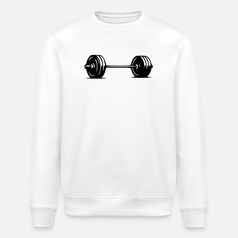 Barbell - Stanley/Stella Unisex Bio-Sweatshirt ROLLER - Weiß