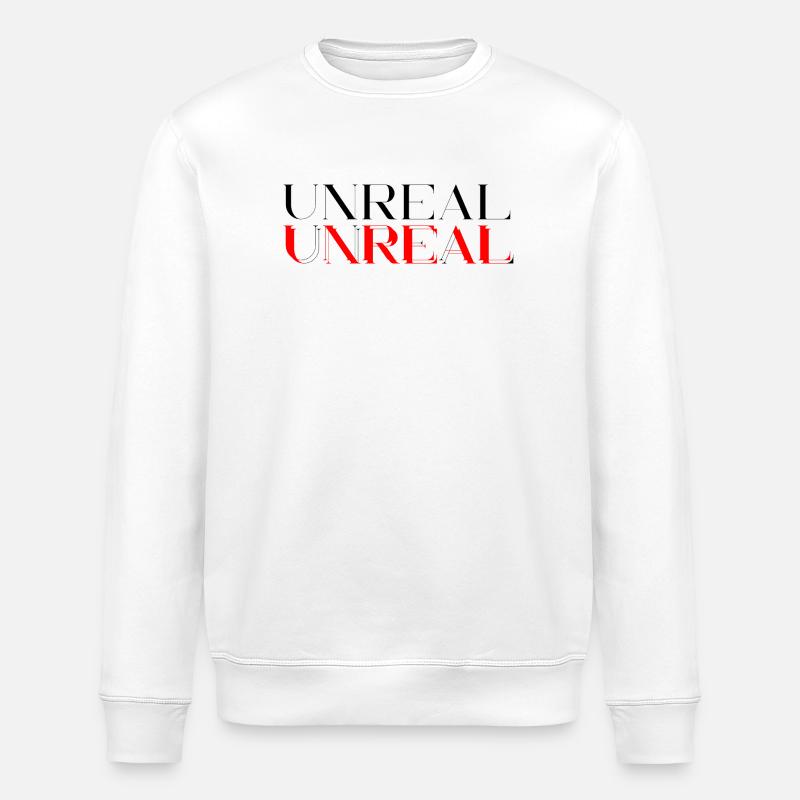 Unreal - Stanley/Stella ROLLER Unisex Organic Sweatshirt - white