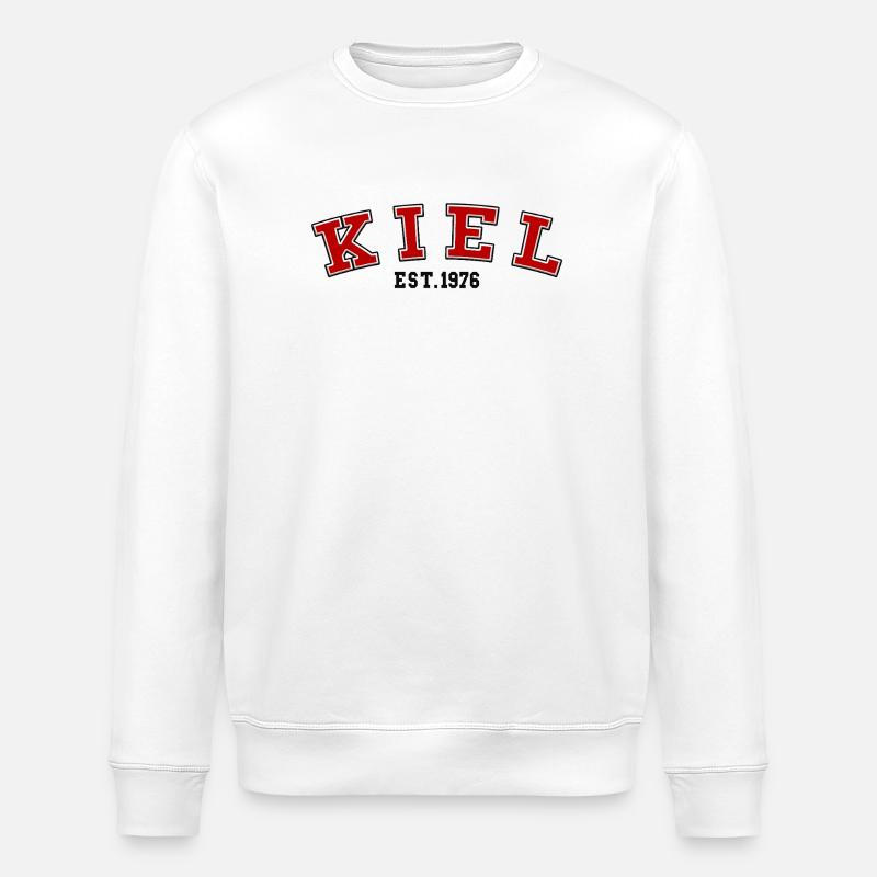 Kiel Fondée en 1976 - Sweat bio ROLLER Stanley/Stella Unisexe - blanc