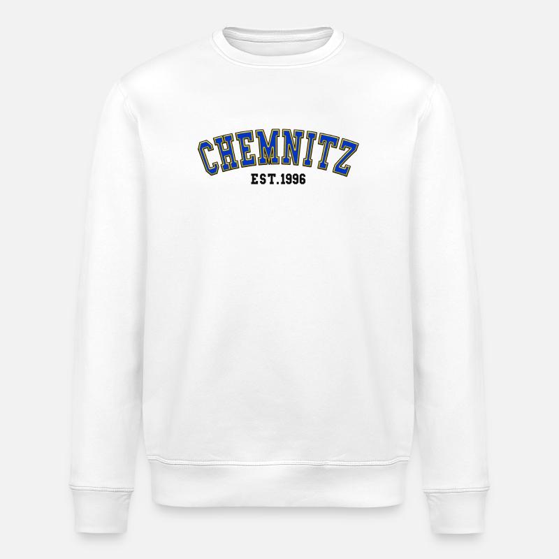 Chemnitz Est. 1996 - Stanley/Stella ROLLER Unisex Organic Sweatshirt - white