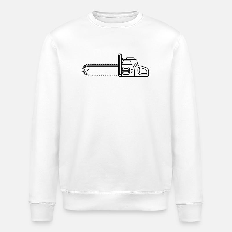 tronçonneuse - Sweat bio ROLLER Stanley/Stella Unisexe - blanc