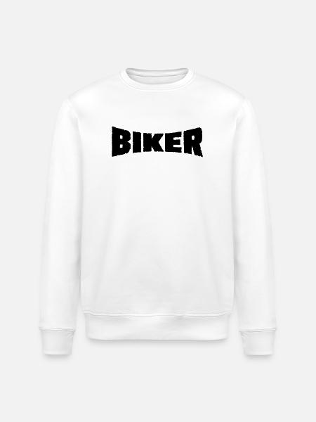 6061912 121603076 biker - Sweat bio ROLLER Stanley/Stella Unisexe - blanc