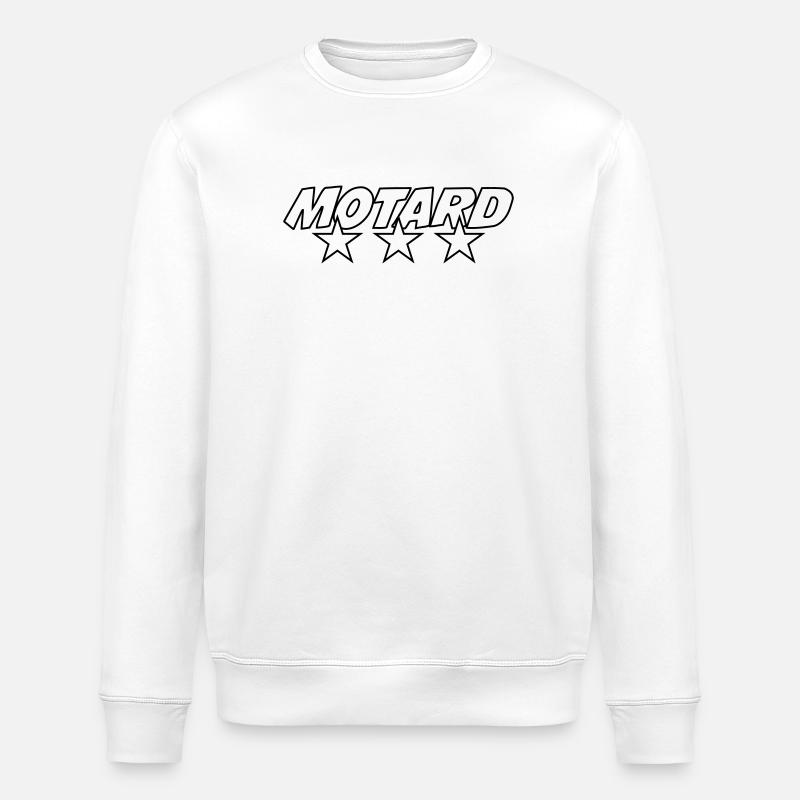 Motard - Sweat bio ROLLER Stanley/Stella Unisexe - blanc