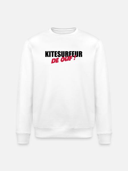 Kiteboarding / Kitesurfing / Kitesurf / - Sweat bio ROLLER Stanley/Stella Unisexe - blanc