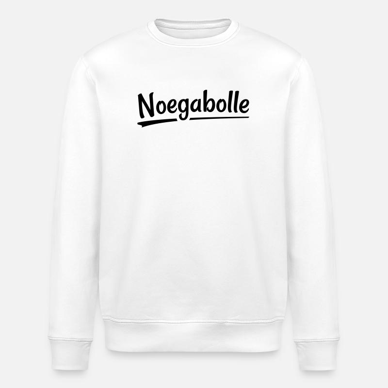 Noegabolle- Dialecte anversois - Sweat bio ROLLER Stanley/Stella Unisexe - blanc