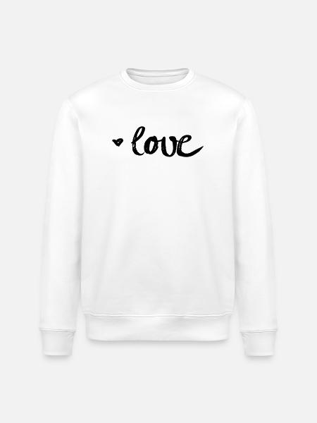 Amour - Sweat bio ROLLER Stanley/Stella Unisexe - blanc