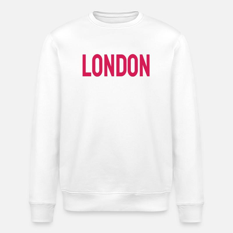 London - Stanley/Stella ROLLER Unisex Organic Sweatshirt - white