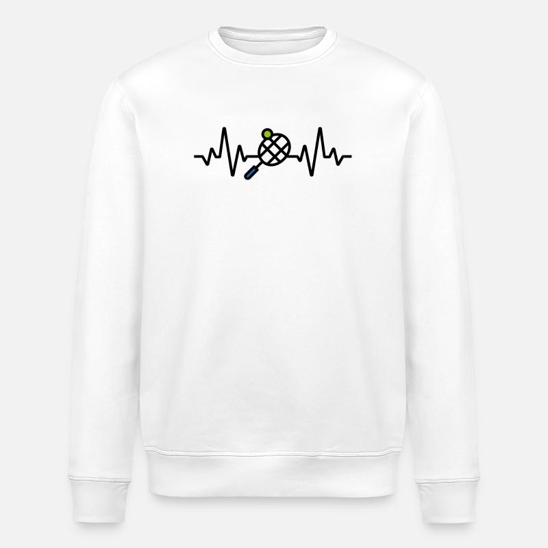 J’adore le tennis - Sweat bio ROLLER Stanley/Stella Unisexe - blanc