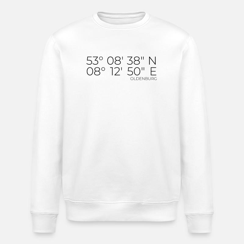 coordonnées Oldenburg - Sweat bio ROLLER Stanley/Stella Unisexe - blanc