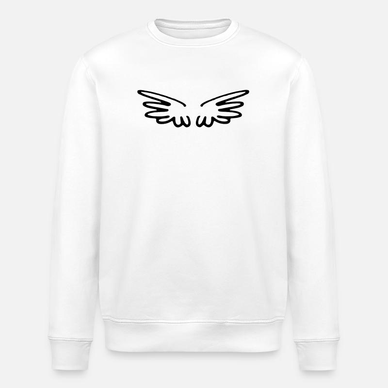 Flügel - Stanley/Stella Unisex Bio-Sweatshirt ROLLER - Weiß