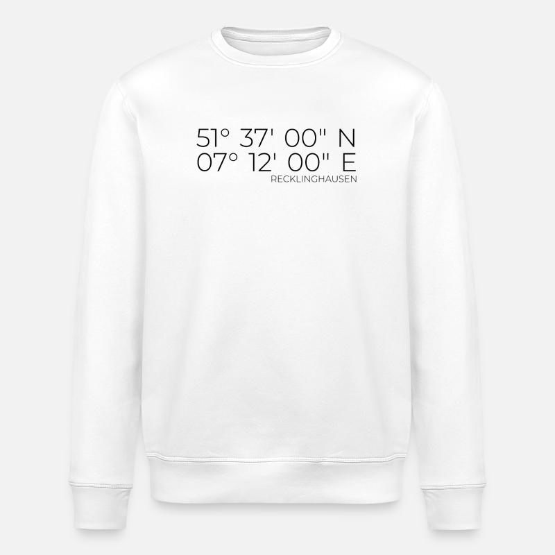 Coordinates Recklinghausen - Stanley/Stella ROLLER Unisex Organic Sweatshirt - white